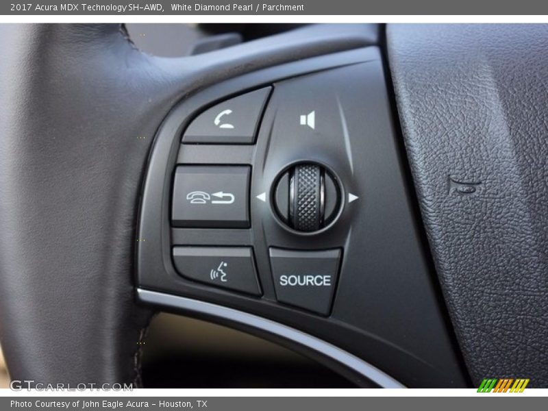 White Diamond Pearl / Parchment 2017 Acura MDX Technology SH-AWD