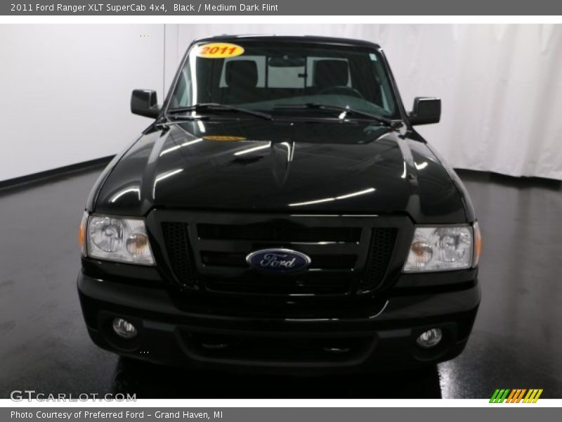Black / Medium Dark Flint 2011 Ford Ranger XLT SuperCab 4x4