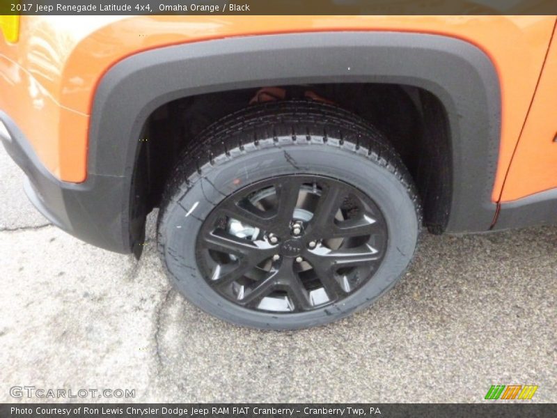 Omaha Orange / Black 2017 Jeep Renegade Latitude 4x4