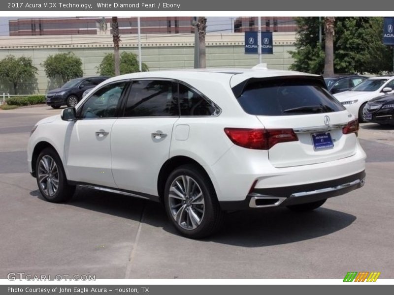 White Diamond Pearl / Ebony 2017 Acura MDX Technology