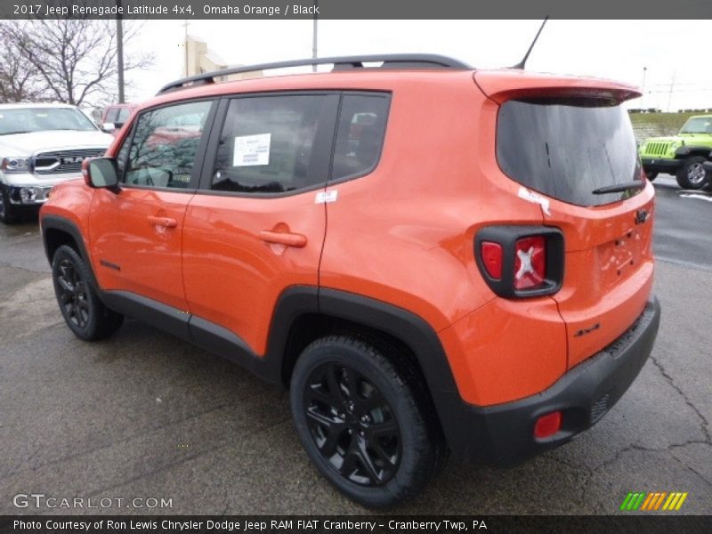 Omaha Orange / Black 2017 Jeep Renegade Latitude 4x4