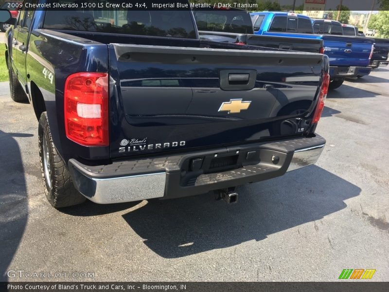 Imperial Blue Metallic / Dark Titanium 2009 Chevrolet Silverado 1500 LS Crew Cab 4x4