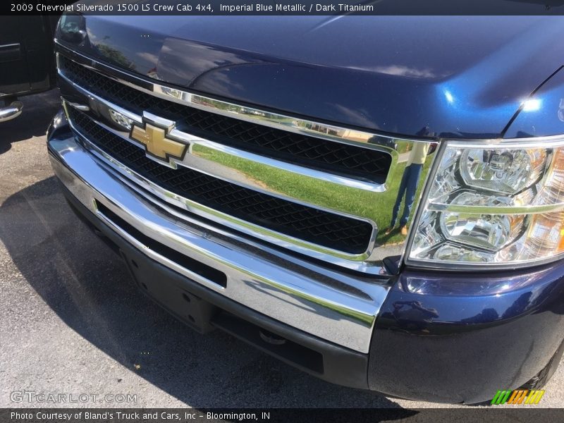 Imperial Blue Metallic / Dark Titanium 2009 Chevrolet Silverado 1500 LS Crew Cab 4x4