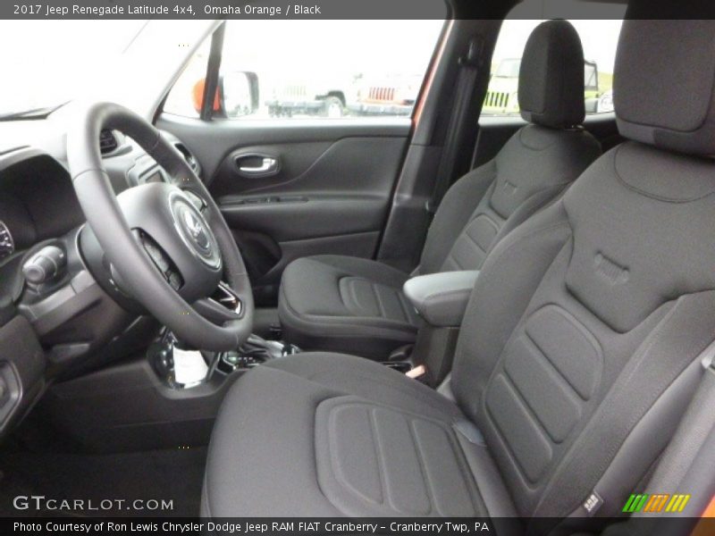 Omaha Orange / Black 2017 Jeep Renegade Latitude 4x4