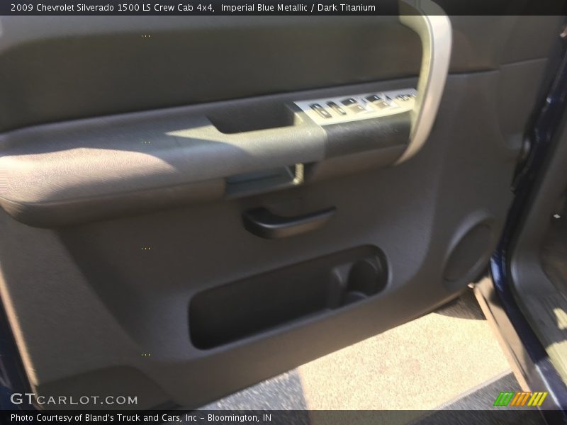 Imperial Blue Metallic / Dark Titanium 2009 Chevrolet Silverado 1500 LS Crew Cab 4x4