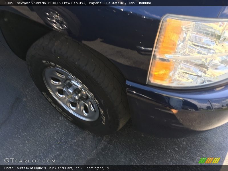 Imperial Blue Metallic / Dark Titanium 2009 Chevrolet Silverado 1500 LS Crew Cab 4x4