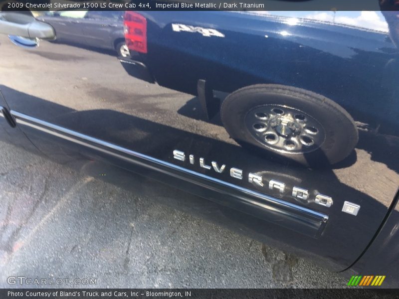 Imperial Blue Metallic / Dark Titanium 2009 Chevrolet Silverado 1500 LS Crew Cab 4x4