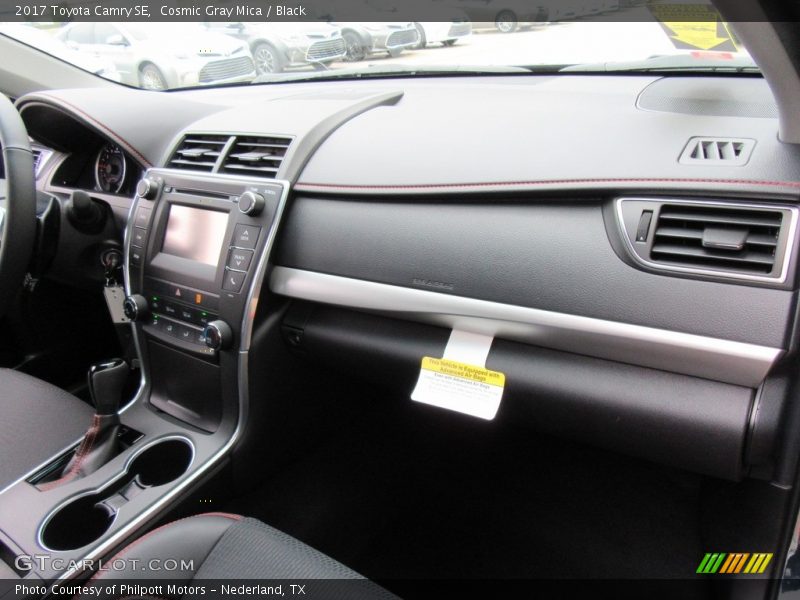 Cosmic Gray Mica / Black 2017 Toyota Camry SE
