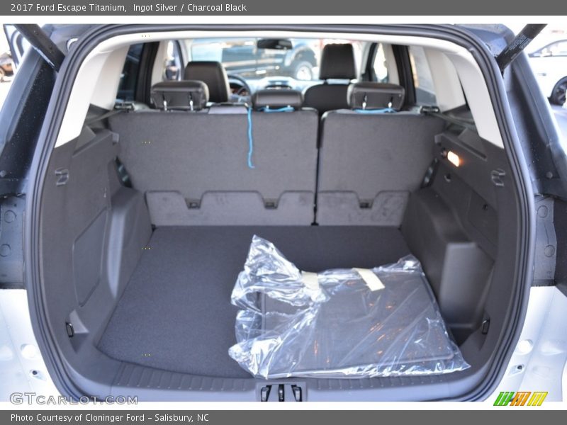 Ingot Silver / Charcoal Black 2017 Ford Escape Titanium