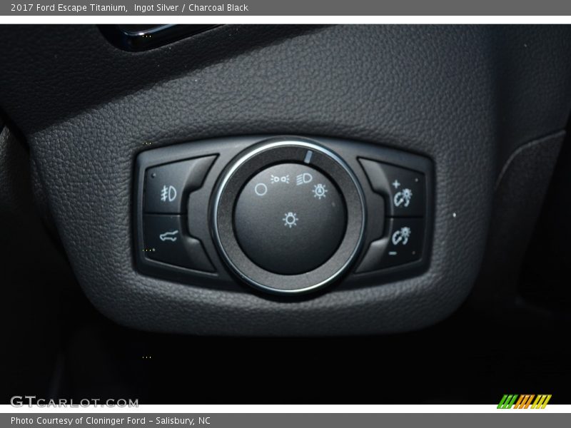 Ingot Silver / Charcoal Black 2017 Ford Escape Titanium