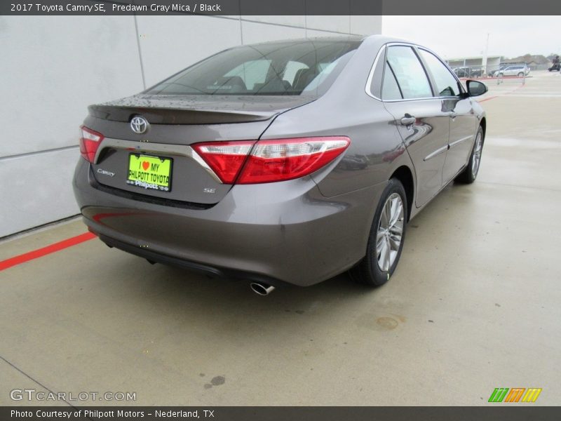 Predawn Gray Mica / Black 2017 Toyota Camry SE