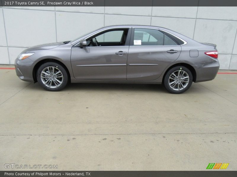 Predawn Gray Mica / Black 2017 Toyota Camry SE