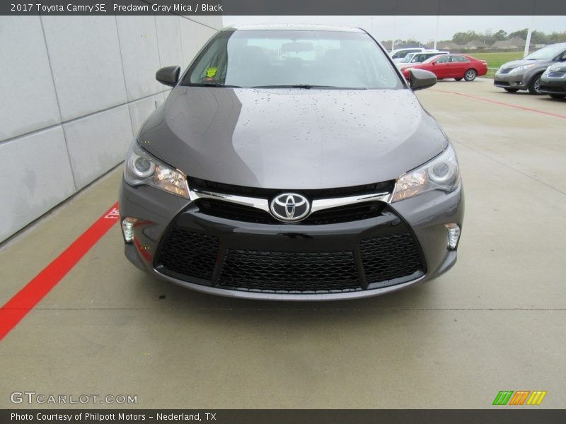 Predawn Gray Mica / Black 2017 Toyota Camry SE