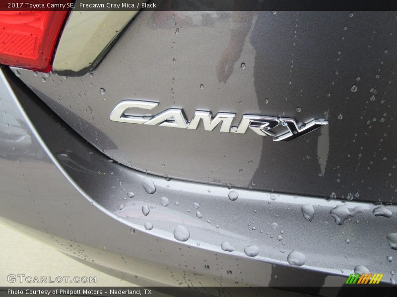 Predawn Gray Mica / Black 2017 Toyota Camry SE