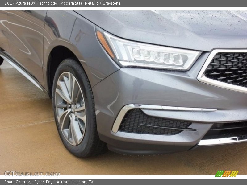 Modern Steel Metallic / Graystone 2017 Acura MDX Technology