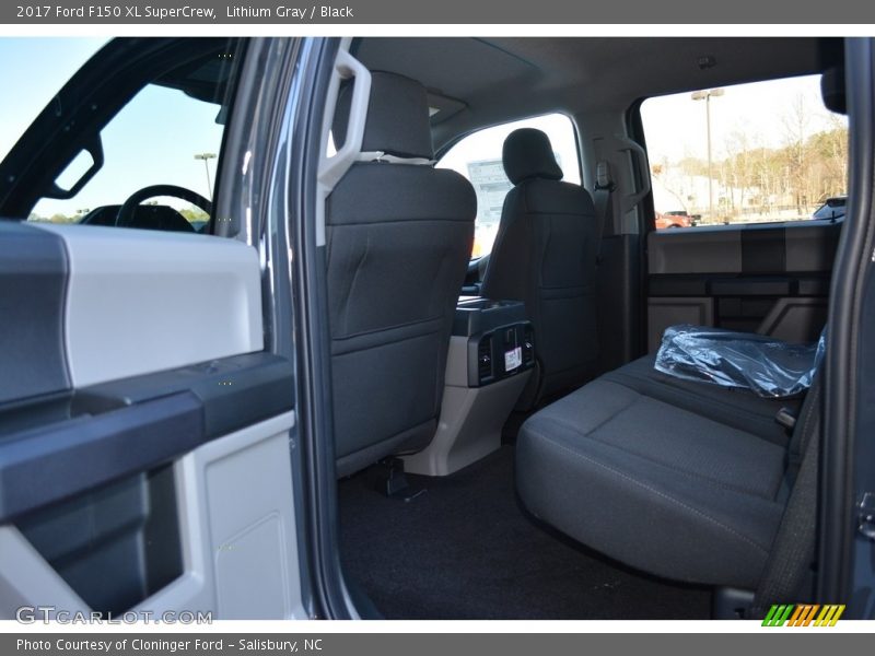 Lithium Gray / Black 2017 Ford F150 XL SuperCrew