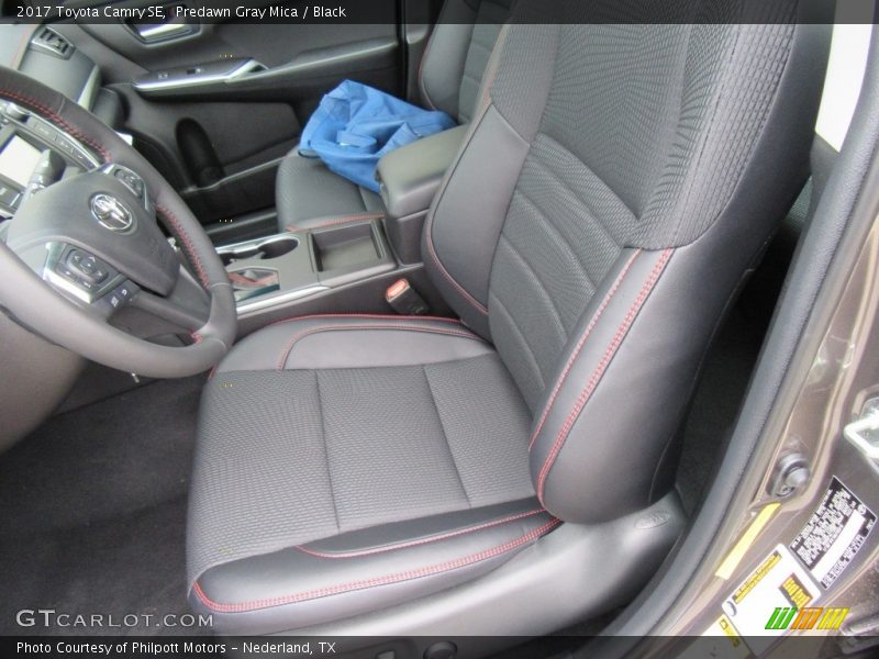 Predawn Gray Mica / Black 2017 Toyota Camry SE