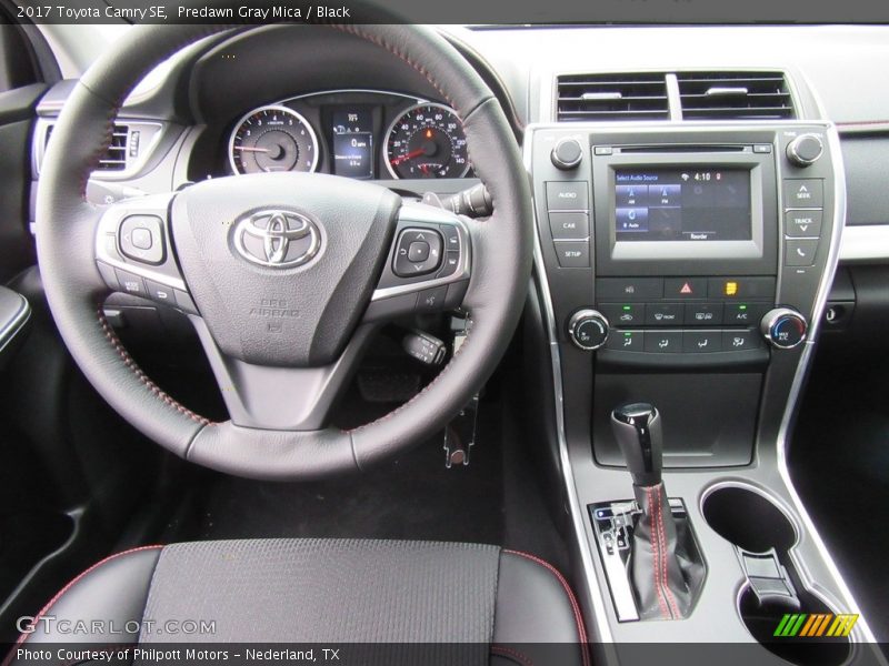 Predawn Gray Mica / Black 2017 Toyota Camry SE