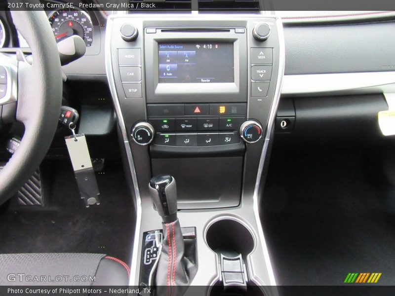 Predawn Gray Mica / Black 2017 Toyota Camry SE