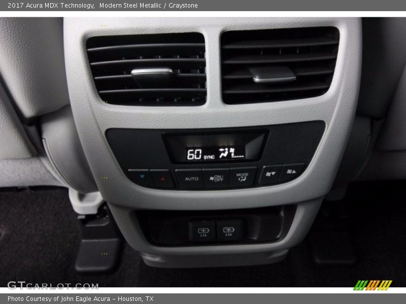 Modern Steel Metallic / Graystone 2017 Acura MDX Technology