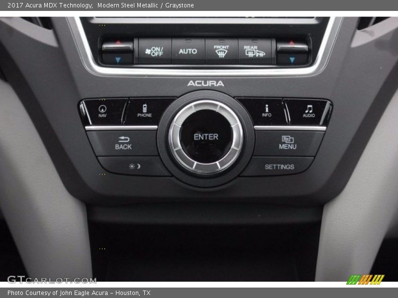 Modern Steel Metallic / Graystone 2017 Acura MDX Technology