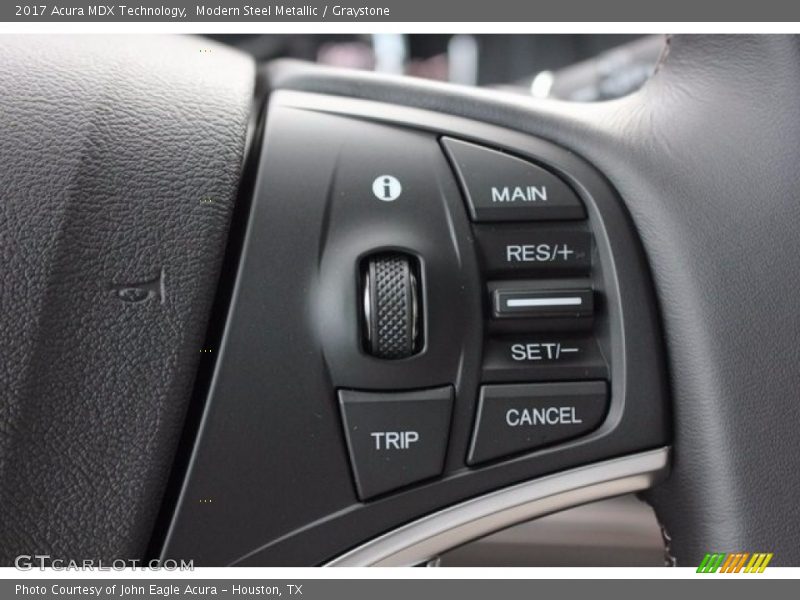 Modern Steel Metallic / Graystone 2017 Acura MDX Technology