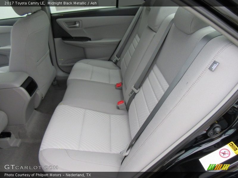 Midnight Black Metallic / Ash 2017 Toyota Camry LE