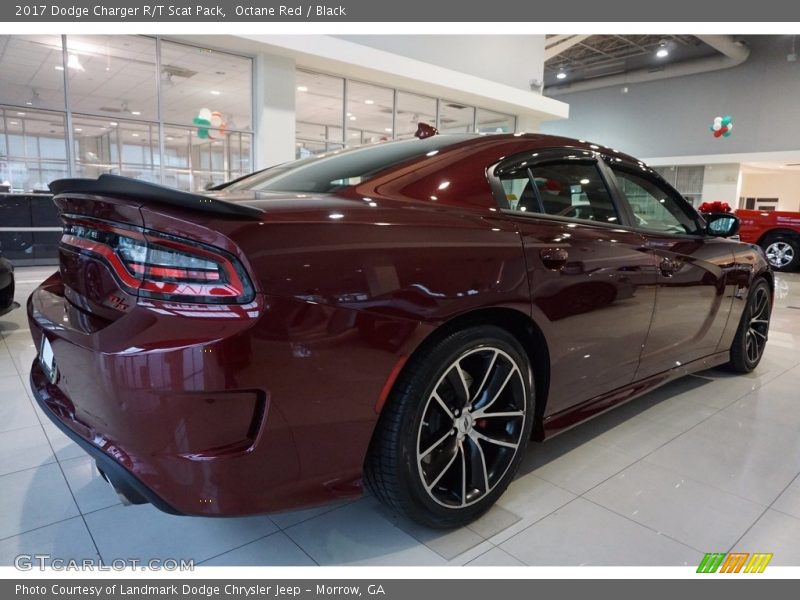 Octane Red / Black 2017 Dodge Charger R/T Scat Pack
