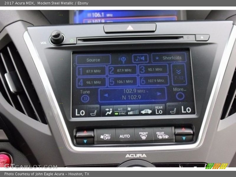 Modern Steel Metallic / Ebony 2017 Acura MDX