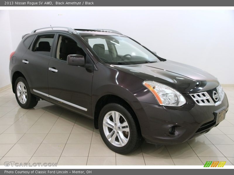 Black Amethyst / Black 2013 Nissan Rogue SV AWD