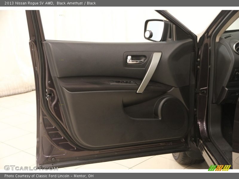 Black Amethyst / Black 2013 Nissan Rogue SV AWD