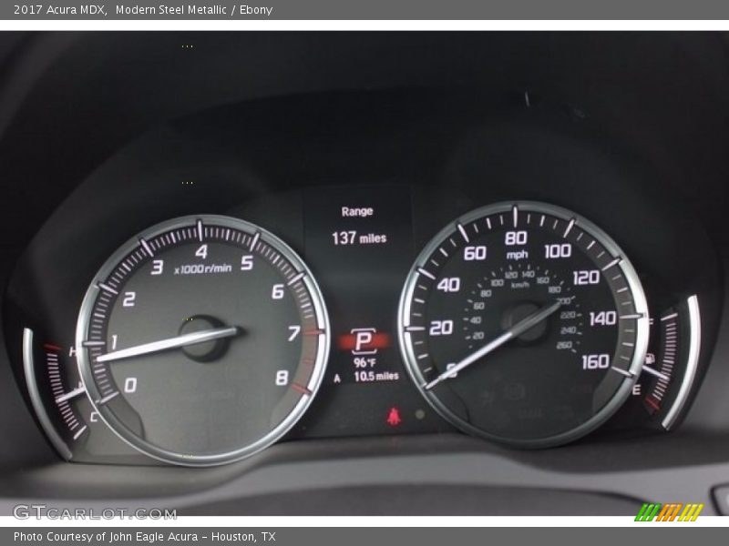 Modern Steel Metallic / Ebony 2017 Acura MDX