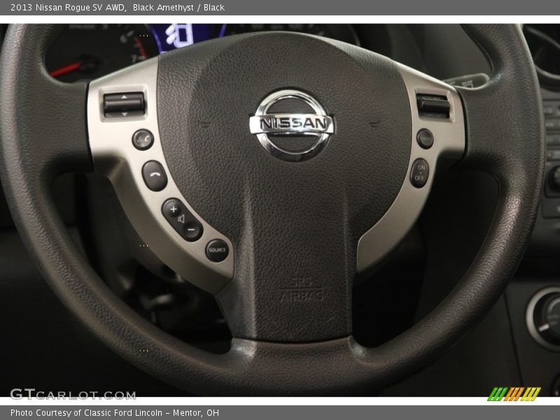 Black Amethyst / Black 2013 Nissan Rogue SV AWD