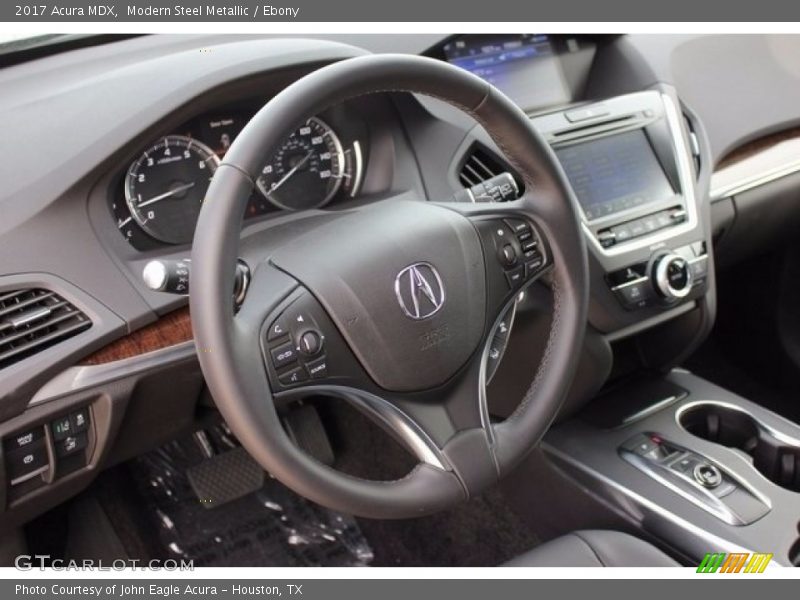 Modern Steel Metallic / Ebony 2017 Acura MDX