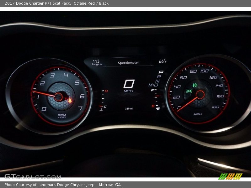 Octane Red / Black 2017 Dodge Charger R/T Scat Pack