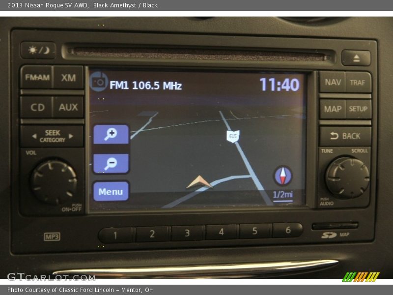 Black Amethyst / Black 2013 Nissan Rogue SV AWD