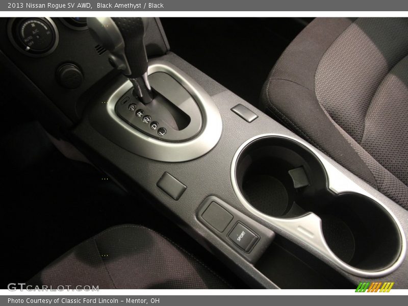 Black Amethyst / Black 2013 Nissan Rogue SV AWD