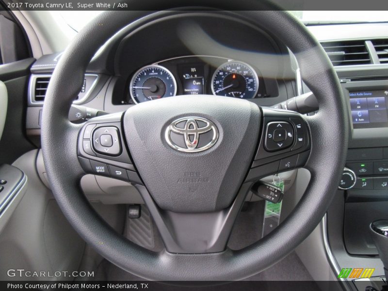 Super White / Ash 2017 Toyota Camry LE