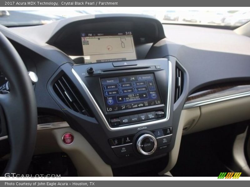 Crystal Black Pearl / Parchment 2017 Acura MDX Technology
