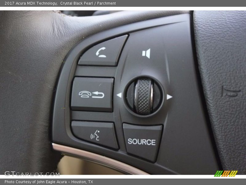 Crystal Black Pearl / Parchment 2017 Acura MDX Technology
