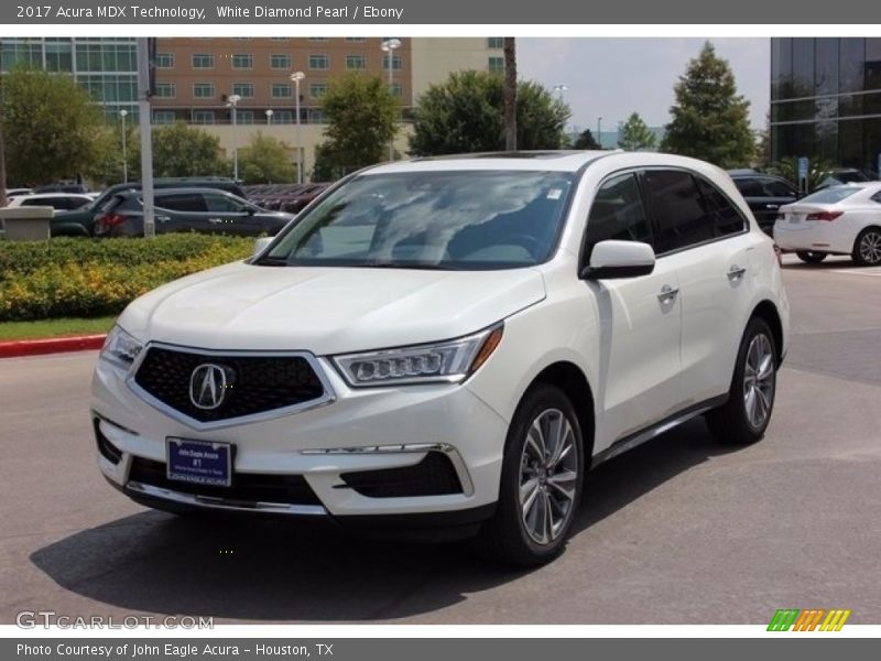 White Diamond Pearl / Ebony 2017 Acura MDX Technology