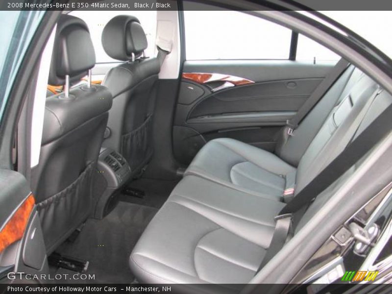 Black / Black 2008 Mercedes-Benz E 350 4Matic Sedan