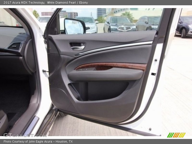 White Diamond Pearl / Ebony 2017 Acura MDX Technology