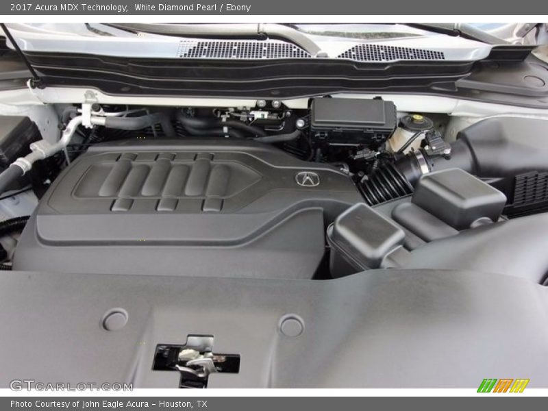 White Diamond Pearl / Ebony 2017 Acura MDX Technology