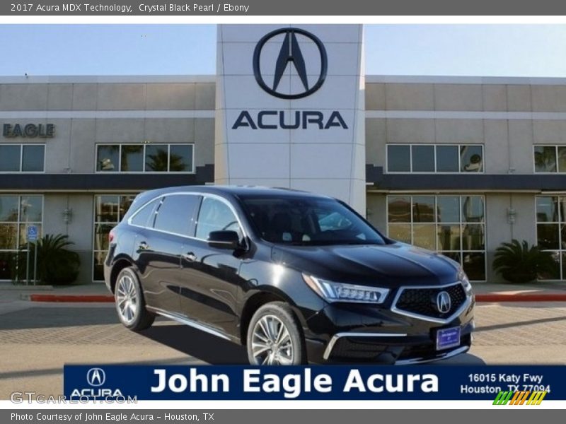 Crystal Black Pearl / Ebony 2017 Acura MDX Technology
