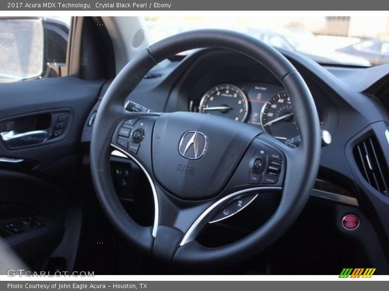 Crystal Black Pearl / Ebony 2017 Acura MDX Technology