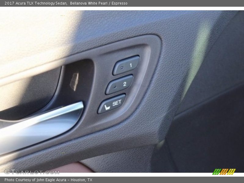 Bellanova White Pearl / Espresso 2017 Acura TLX Technology Sedan