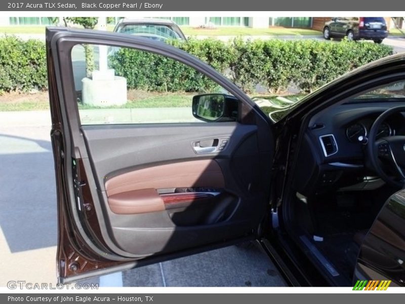 Black Copper Pearl / Ebony 2017 Acura TLX Sedan