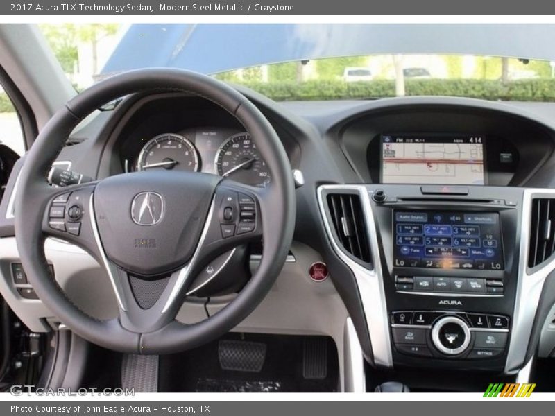 Modern Steel Metallic / Graystone 2017 Acura TLX Technology Sedan