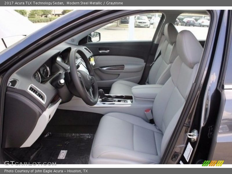 Modern Steel Metallic / Graystone 2017 Acura TLX Technology Sedan